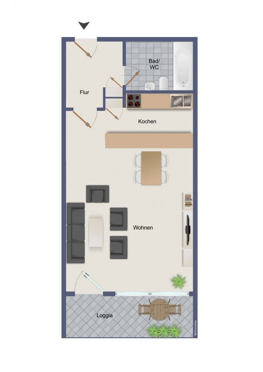 Grundriss Wohnung Freudenstadt-Kniebis