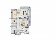 Erdgeschoss Ger�umiges Zuhause mit beeindruckender Aussicht, gro�en Balkonen und Terrasse