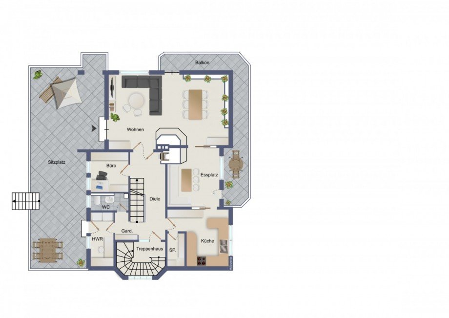 1. Obergeschoss Haus Baiersbronn