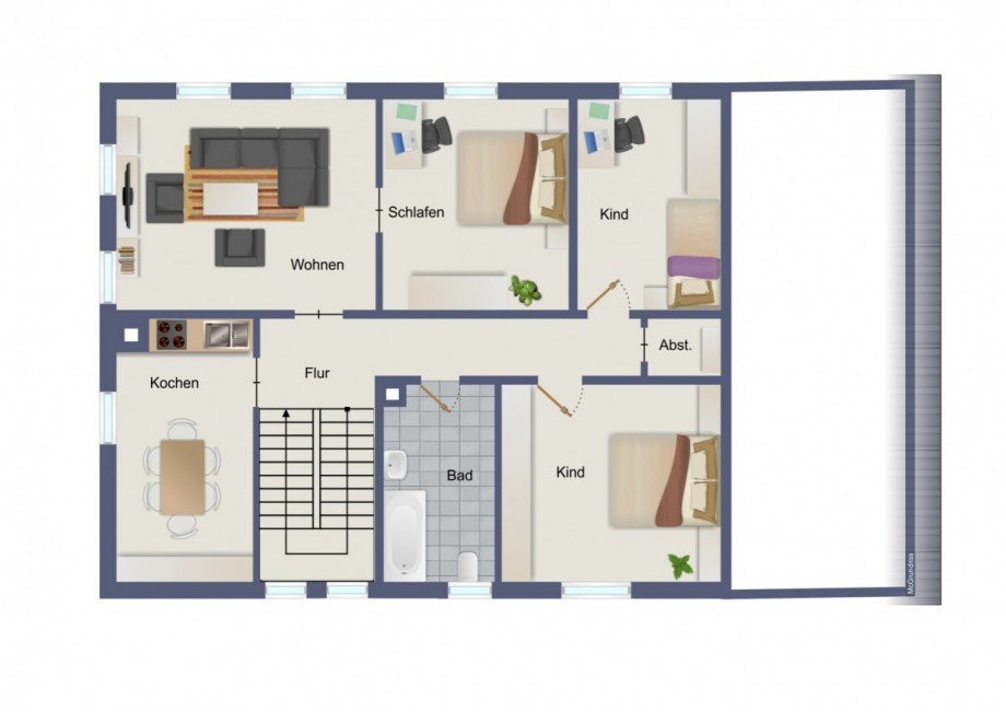 Obergeschoss Haus Baiersbronn