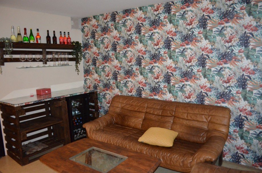 Sitzecke im Kellergeschoss Haus Baiersbronn