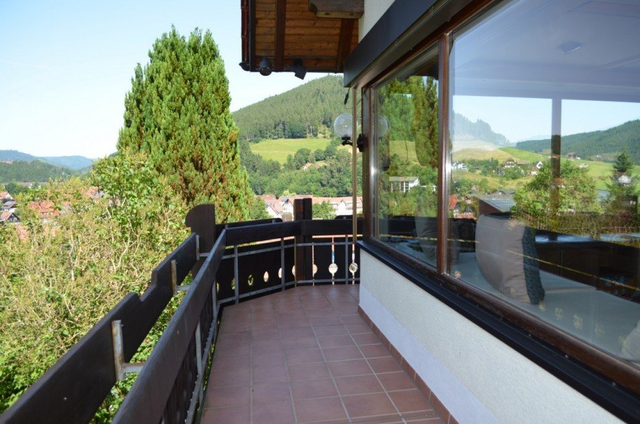 Balkon im 1. Obergeschoss Haus Baiersbronn