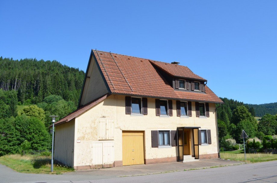 Hausansicht von der Stra�e Haus Baiersbronn